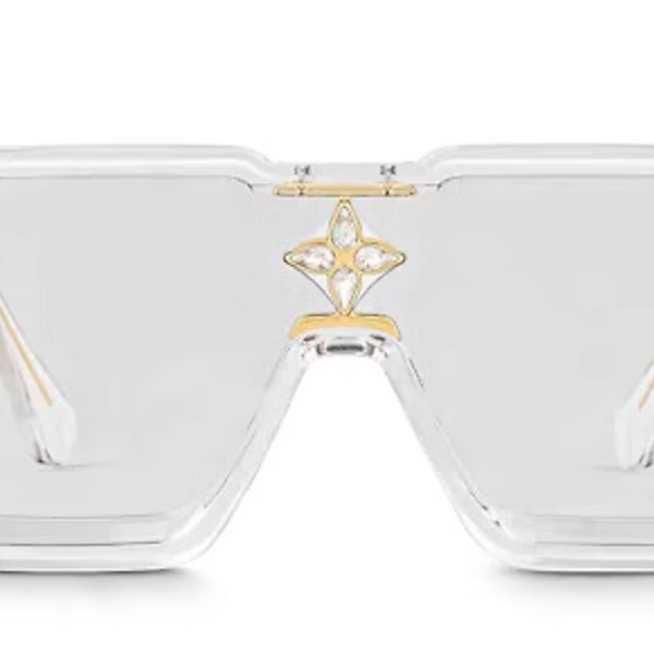 Louis Vuitton Men's SS22 Transparent Cyclone Sunglasses 