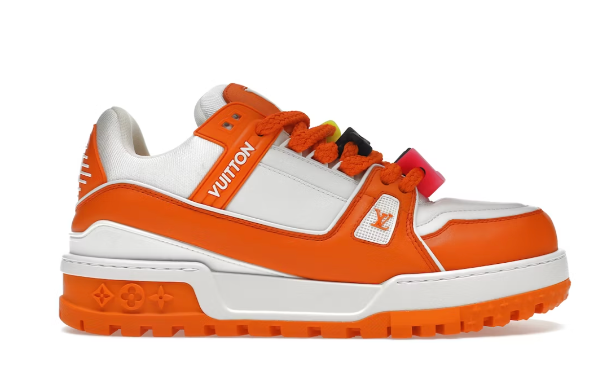 Orange louis 2025 vuitton sneakers