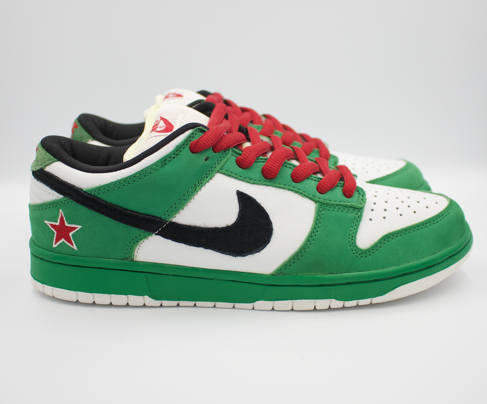 Nike sb discount dunk low heineken