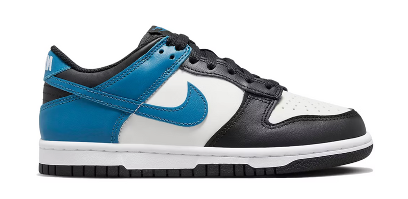 NIKE DUNK LOW WHITE BLUE BLACK (GS)