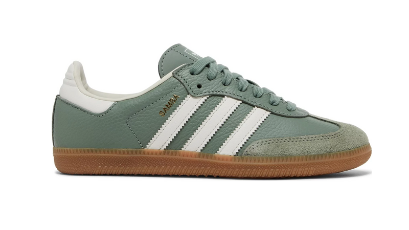 ADIDAS SAMBA OG SILVER GREEN WOMEN S Replica Adidas Yeezy