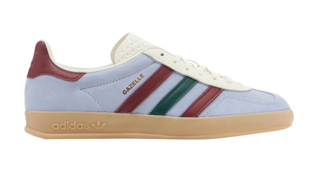 adidas gazelle indoor blue dawn collegiate burgundy