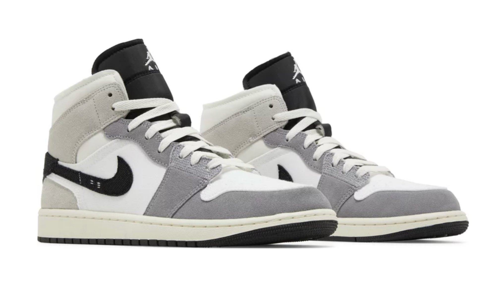 JORDAN 1 MID SE CRAFT WHITE CEMENT GREY BLACK