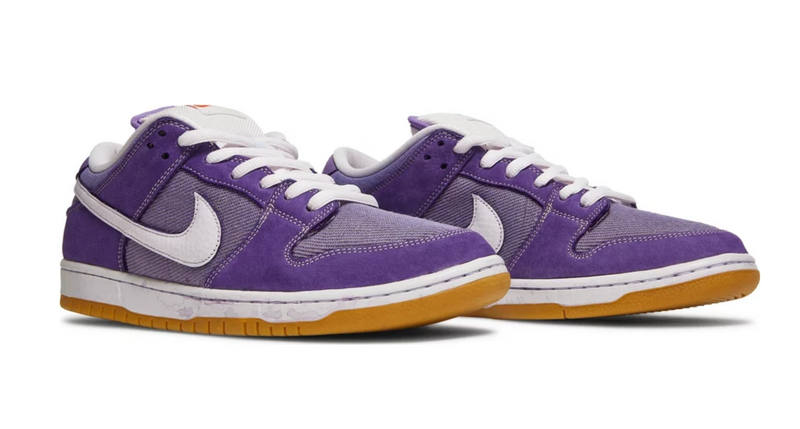 NIKE SB DUNK LOW PRO ISO ORANGE LABEL UNBLEACHED PACK LILAC