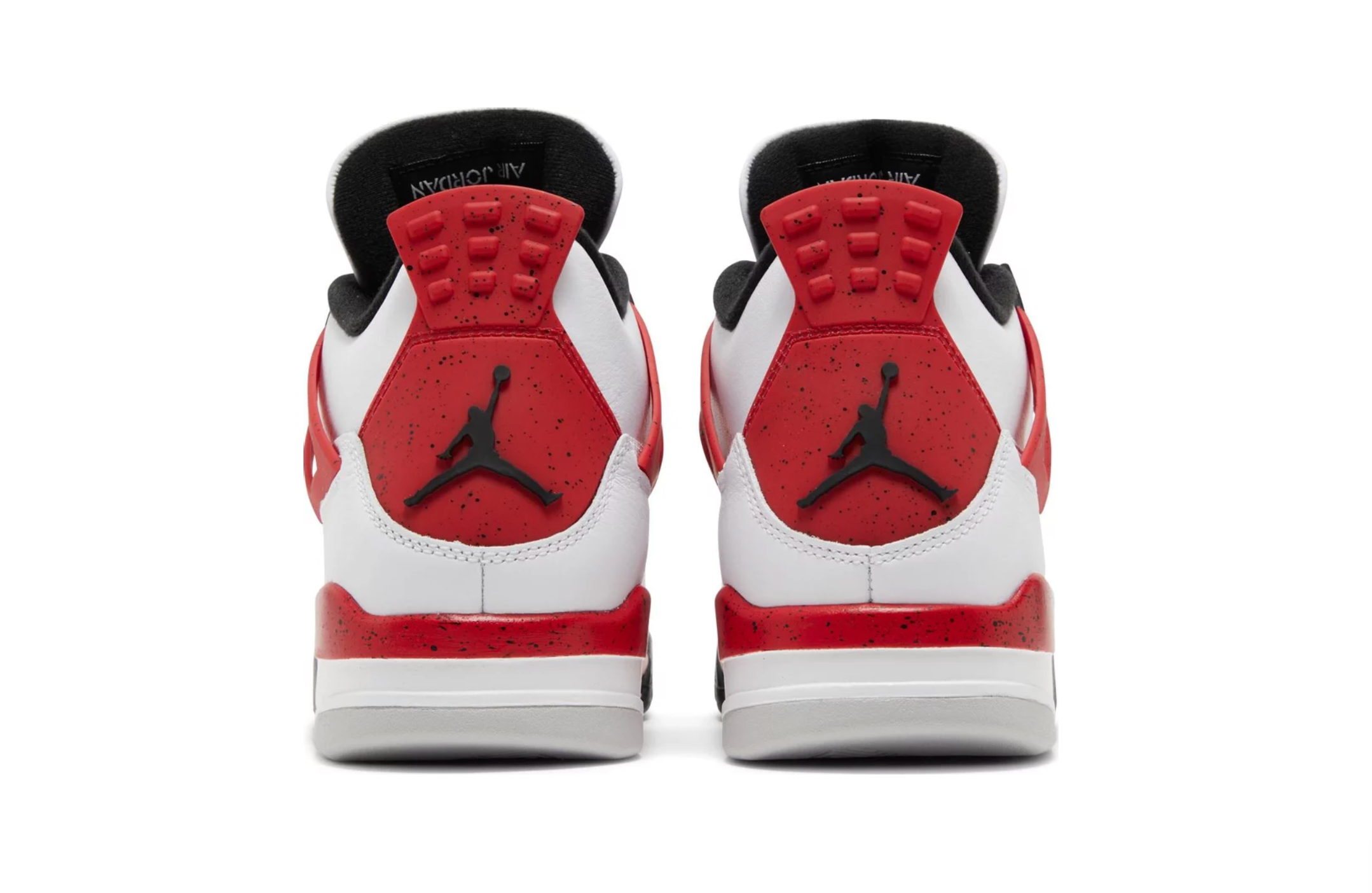 Jordan AIR JORDAN 4 RETRO - High-top trainers - white/fire red