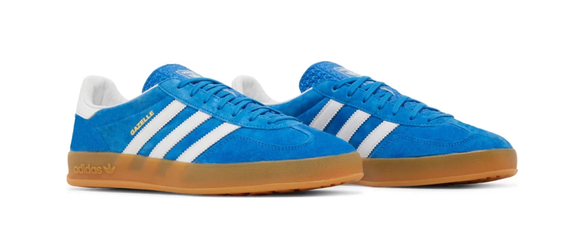  adidas Originals Gazelle Indoor Shoes Men H06260  (Bluebird/Foot), Size 8.5