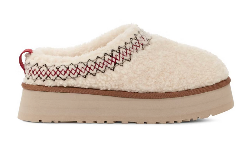 UGG TAZZ SLIPPER HERITAGE BRAID NATURAL (WOMEN'S)