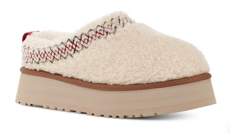 UGG TAZZ SLIPPER HERITAGE BRAID NATURAL (WOMEN'S)