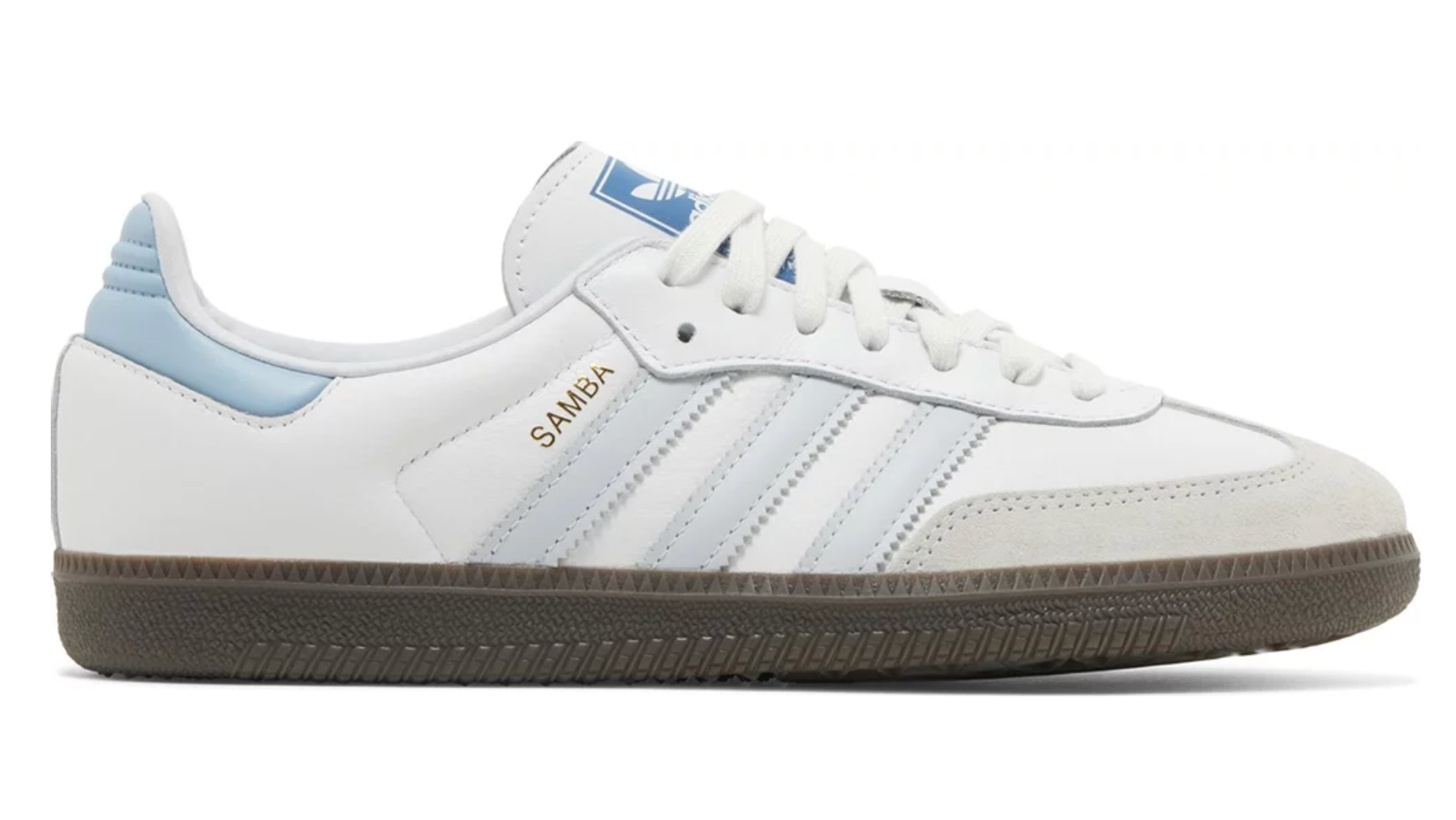 ADIDAS SAMBA OG WHITE HALO BLUE