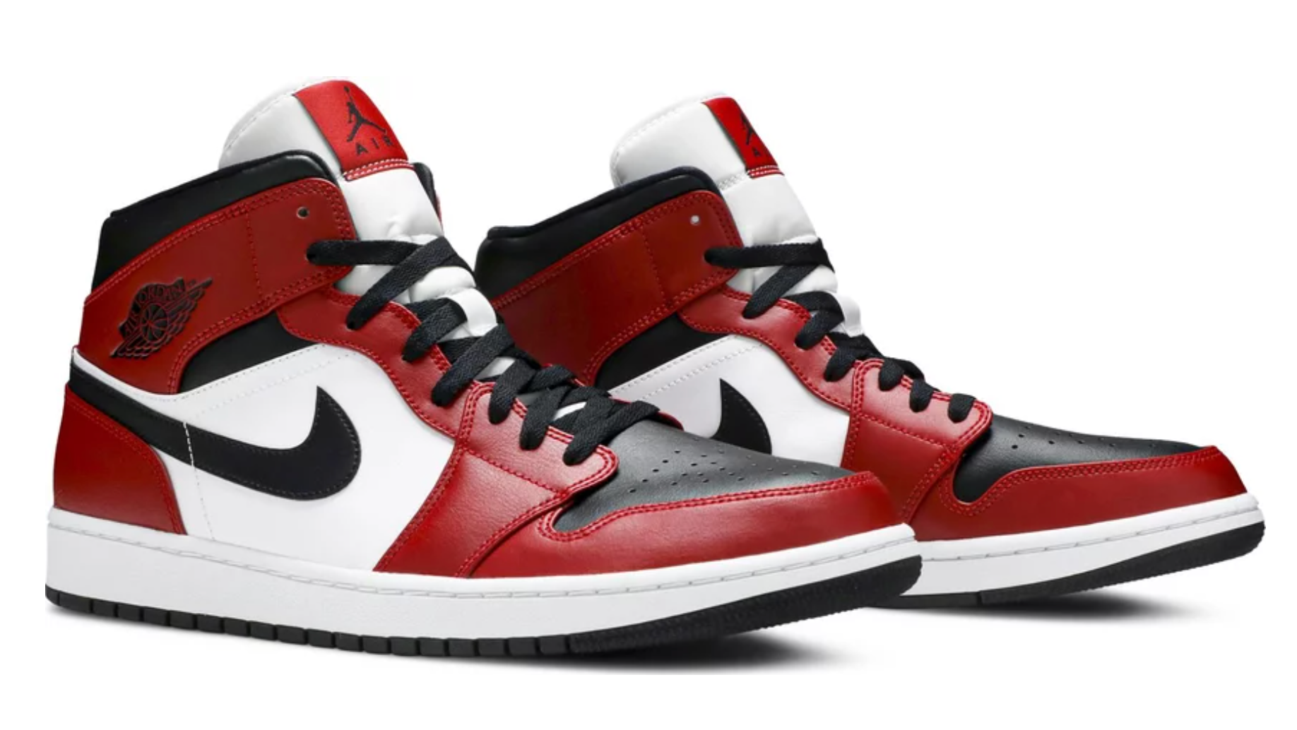 JORDAN 1 MID CHICAGO BLACK TOE (M)