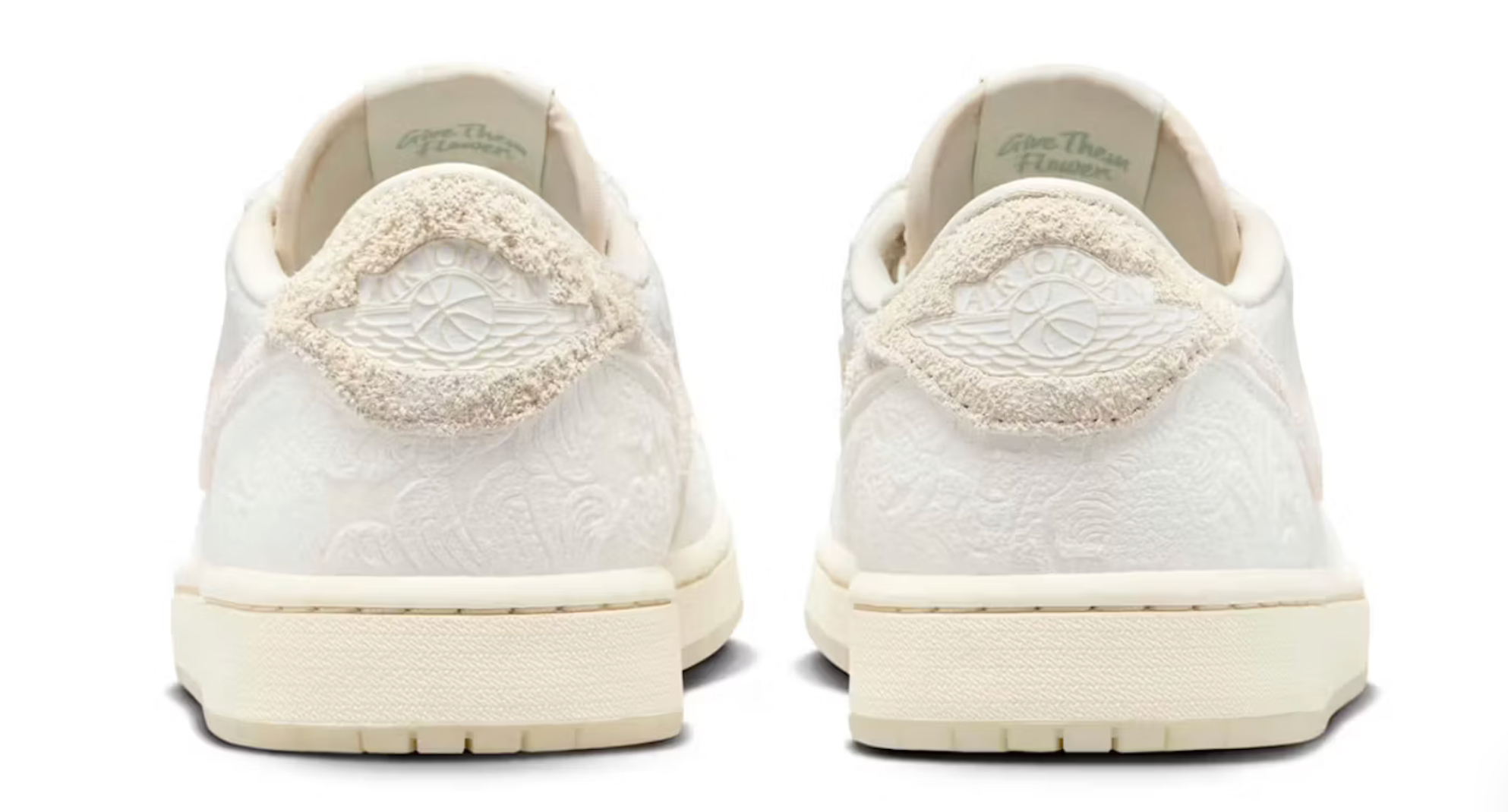 All white 2025 low top jordans