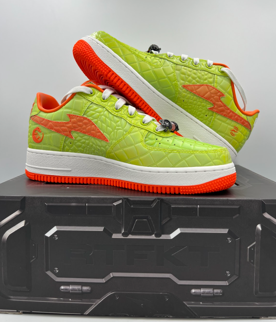 NIKE AIR FORCE 1 LOW RTFKT CLONE X REPTILE (EDITION OF 399)