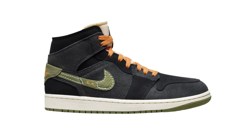 JORDAN 1 MID SE CRAFT ANTHRACITE LIGHT OLIVE