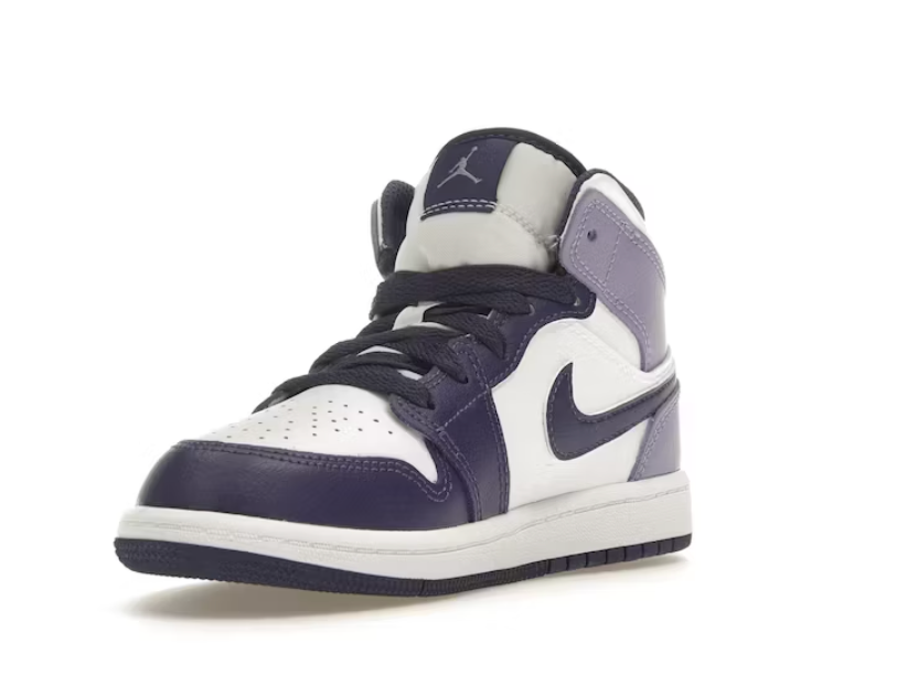 JORDAN 1 MID BLUEBERRY (PS) - KIDS