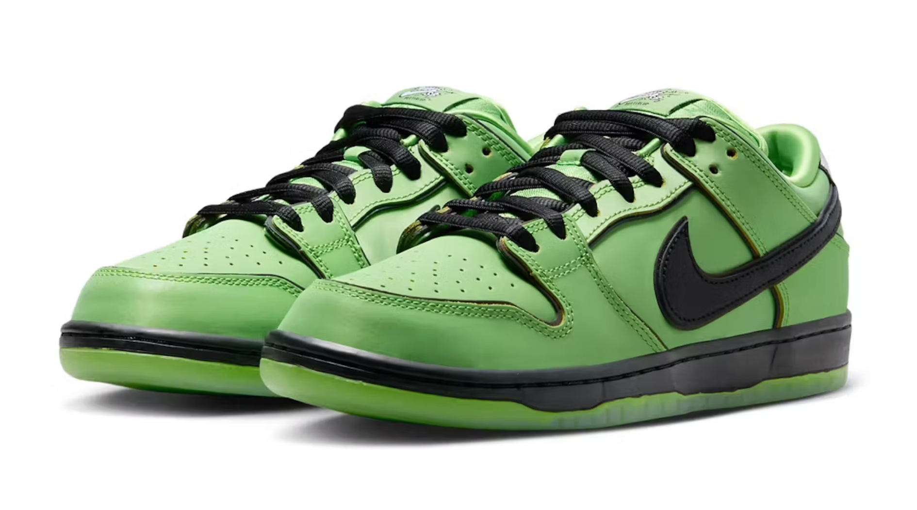 NIKE SB DUNK LOW THE POWERPUFF GIRLS BUTTERCUP