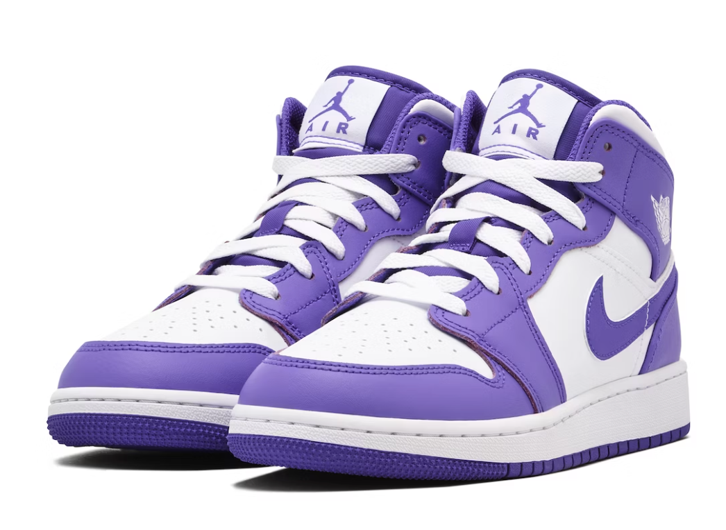 KIDS - JORDAN 1 MID PURPLE VENOM (PS)