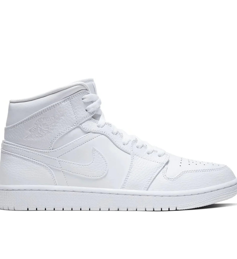 EX-DISPLAY - JORDAN 1 MID TRIPLE WHITE (M)