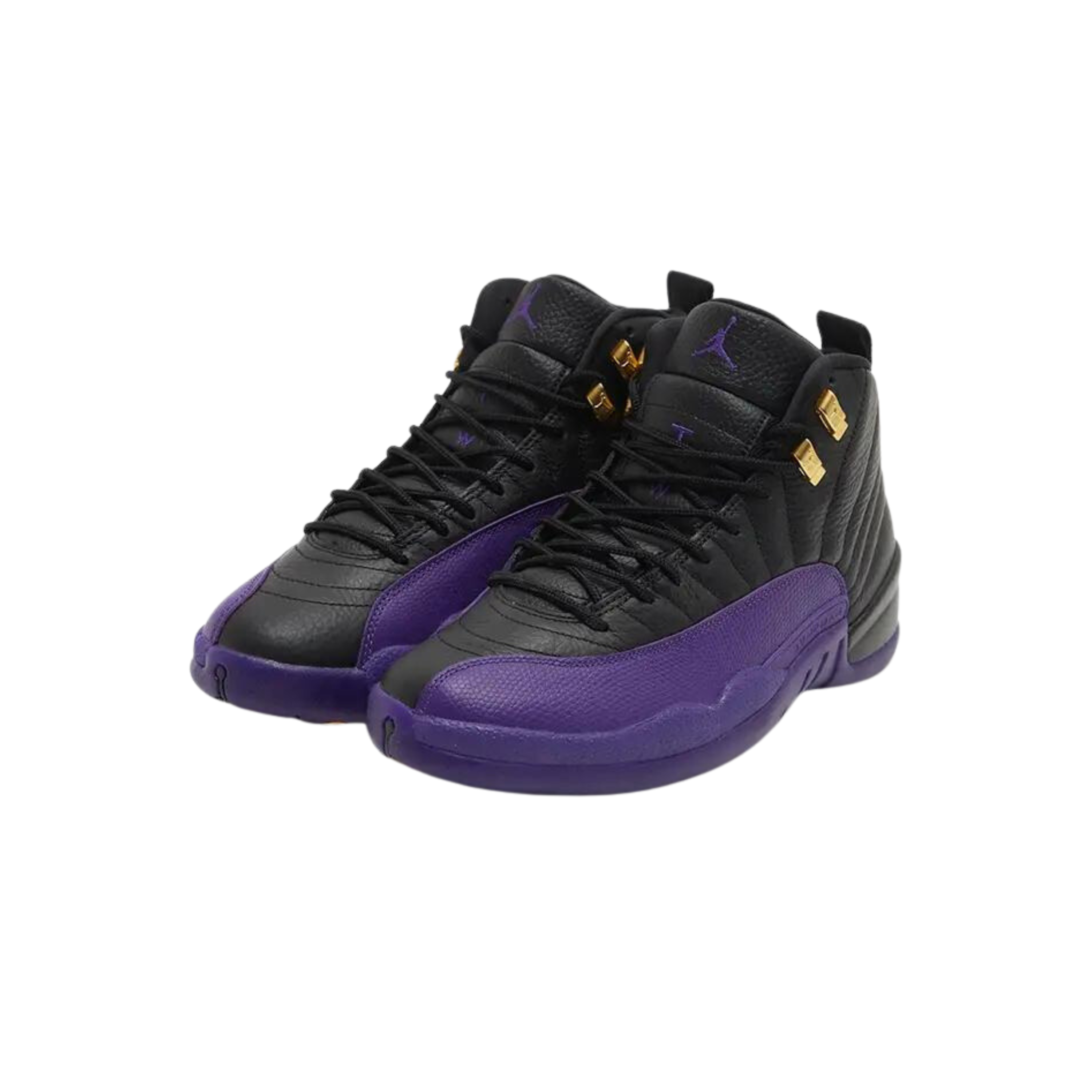 Purple and 2024 white jordan 12s