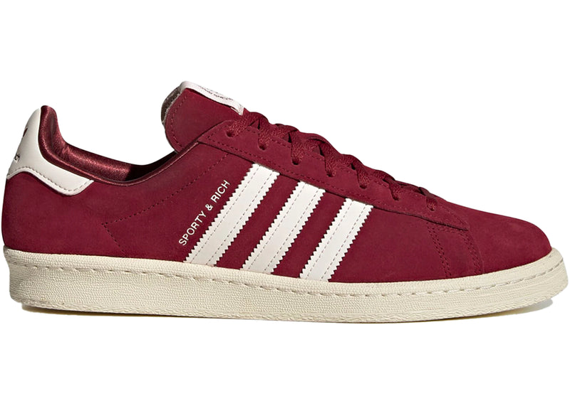 ADIDAS CAMPUS 80 S SPORTY AND RICH MERLOT CREAM Schuhe enfants