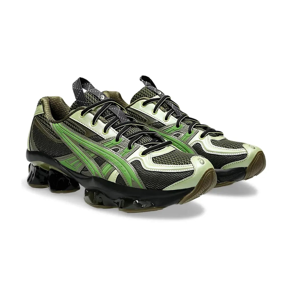 Asics gel saga khaki silver sale