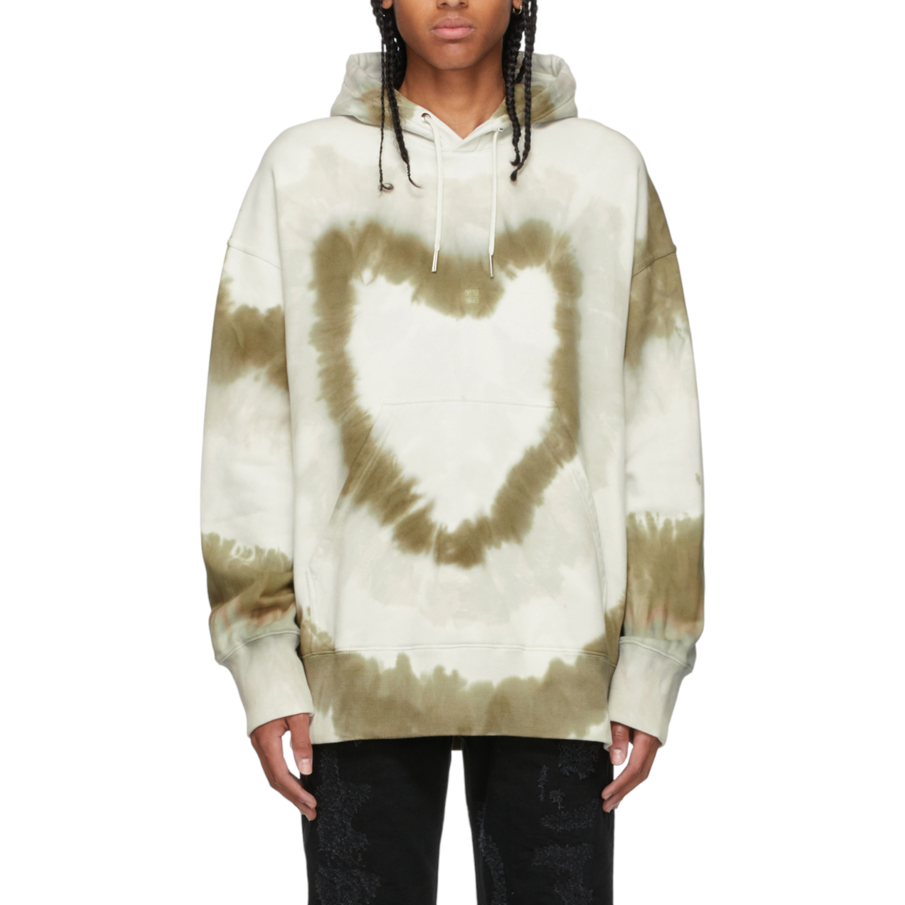 Givenchy top fur hoodie