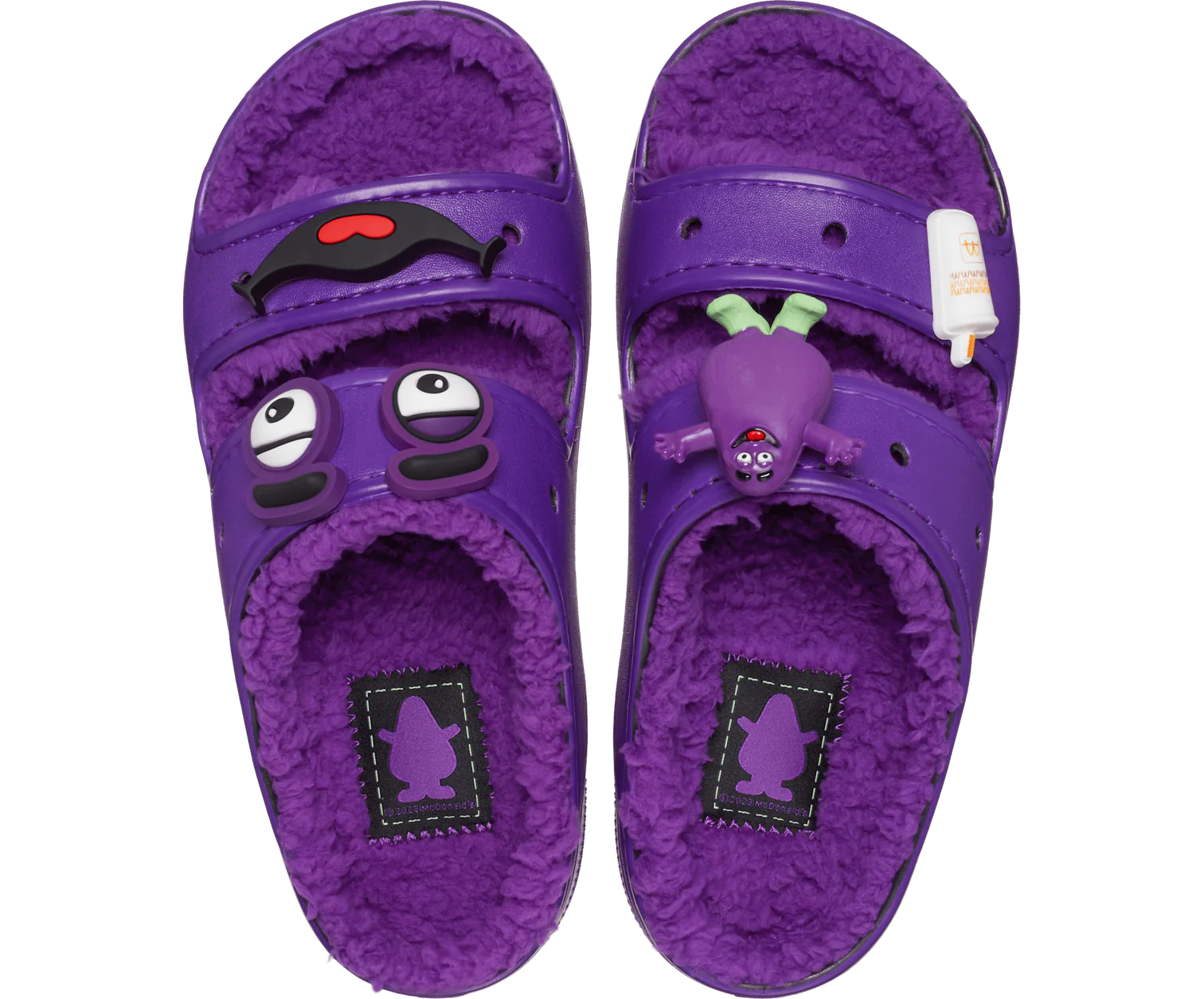 CROCS CLASSIC COZZZY SANDAL MCDONALD'S GRIMACE