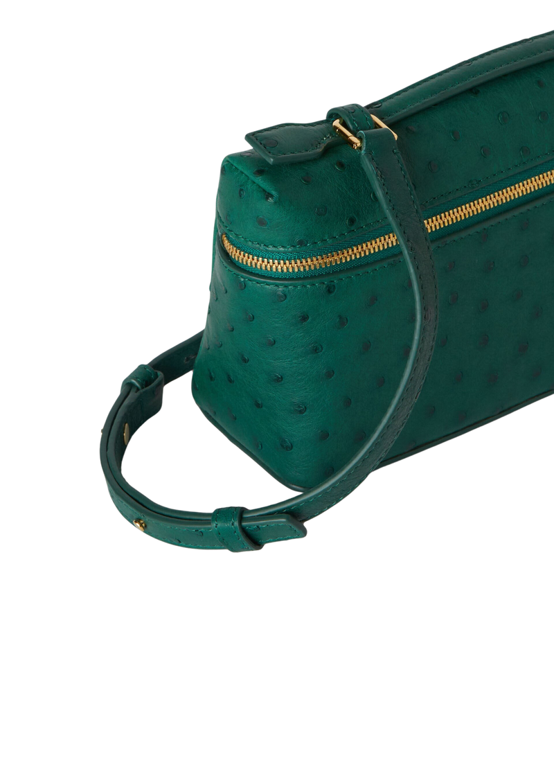 Buy Loro Piana Green Extra Pocket L19 Pouch in Calfskin Leather for WOMEN  in Oman