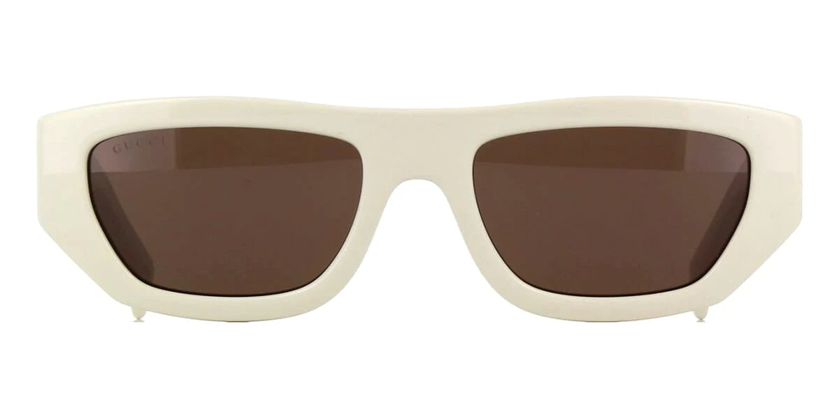 Unisex White Gucci Sunglasses 52mm