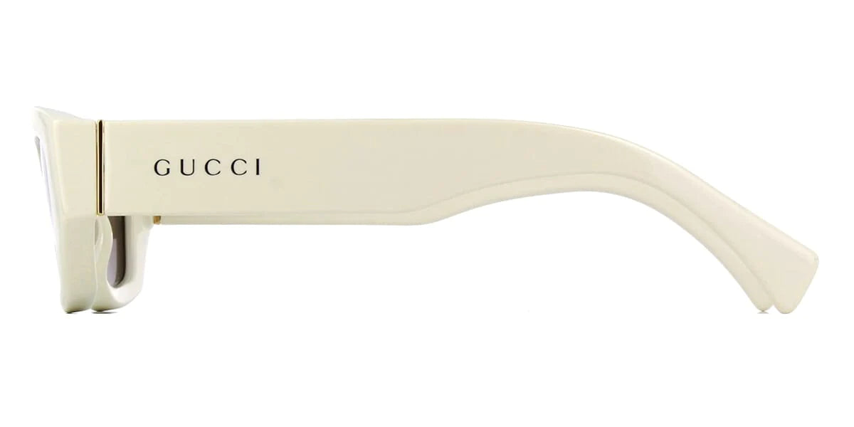 Unisex White Gucci Sunglasses 52mm