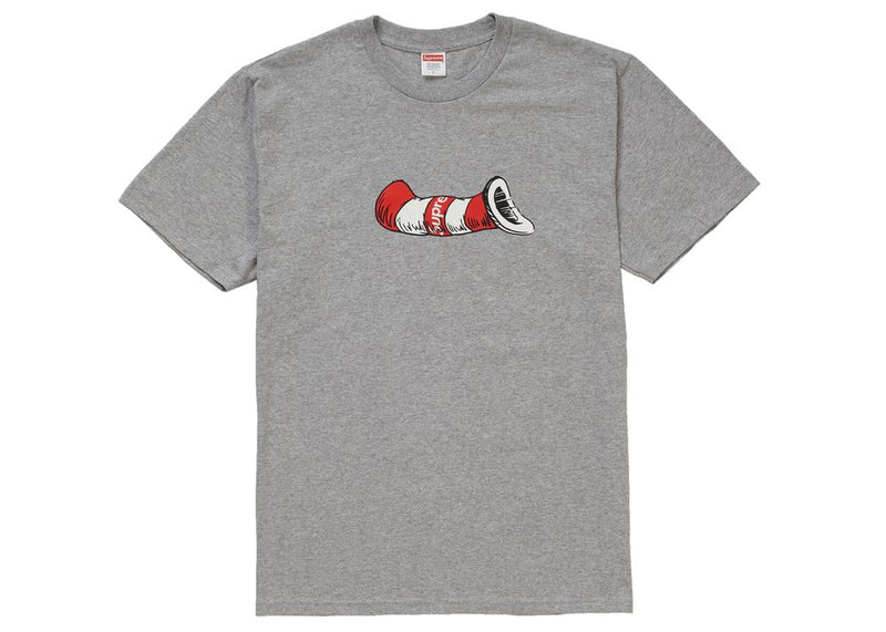 PRE LOVED - SUPREME GREY T-SHIRT