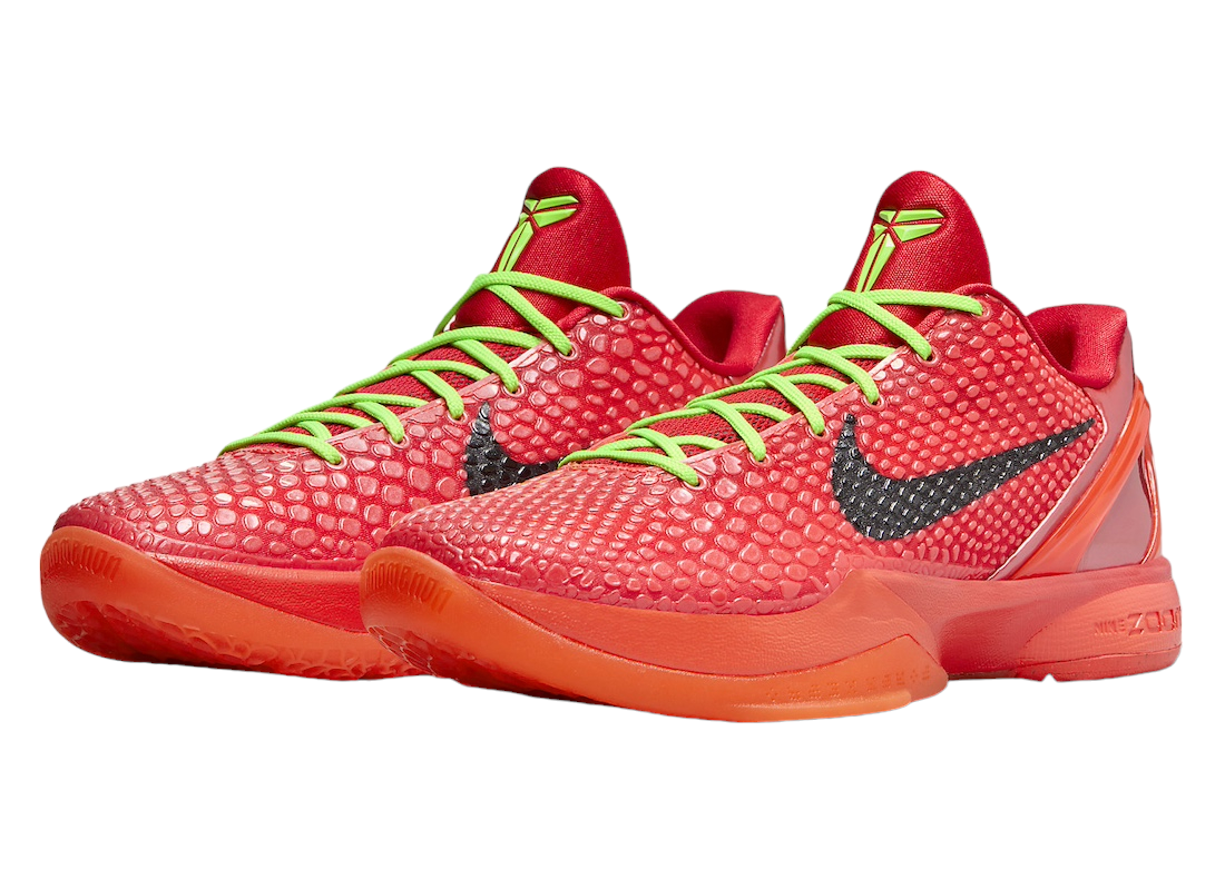 NIKE KOBE 6 PROTRO REVERSE GRINCH GS