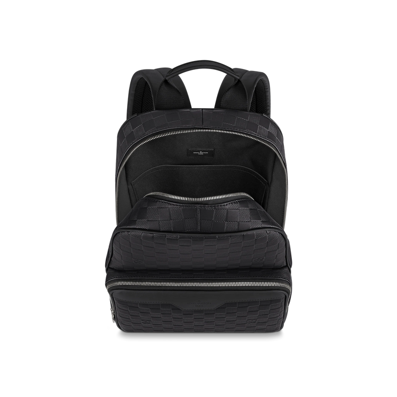 LOUIS VUITTON - CAMPUS BLACK BACKPACK