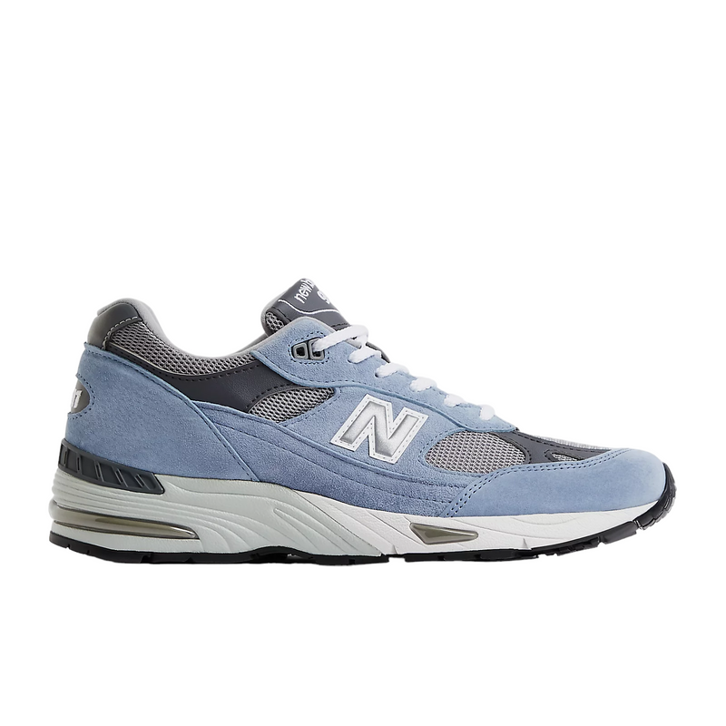 NEW BALANCE 991 MADE IN ENGLAND DUSTY BLUE ALLOY SMOKED PEARL