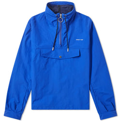 PRE-LOVED OFF-WHITE PERFORATED ANORAK BLUE