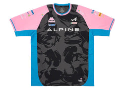 PALACE X KAPPA FOR ALPINE DRIVER JERSEY NIGHT DESERT CAMO