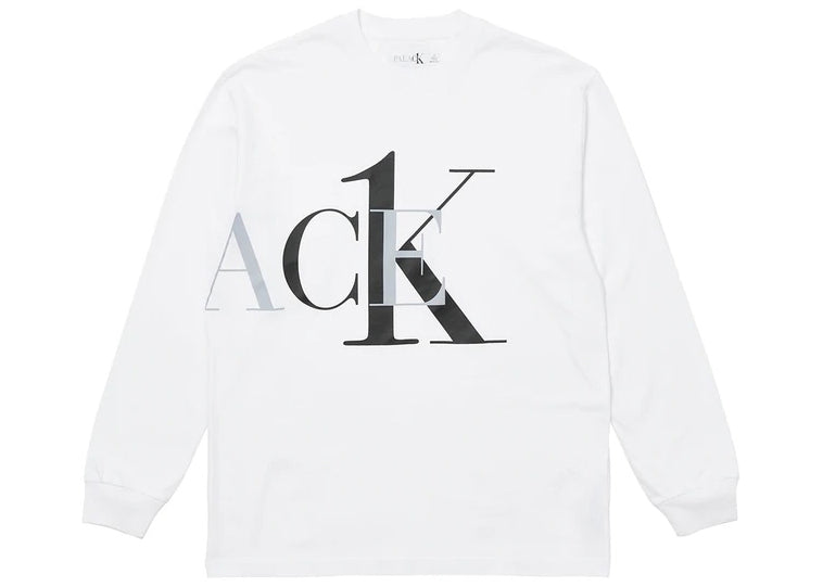 PALACE CK1 LONGSLEEVE CLASSIC WHITE