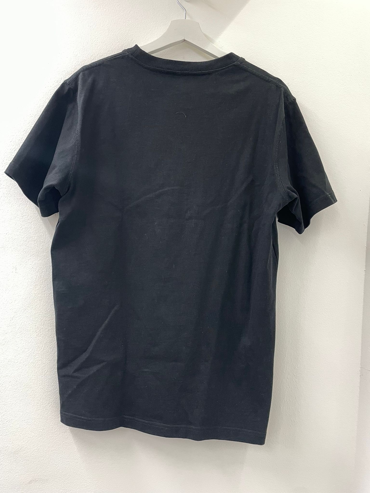 PRE LOVED - ALEXANDER WANG LOGO BLACK T-SHIRT