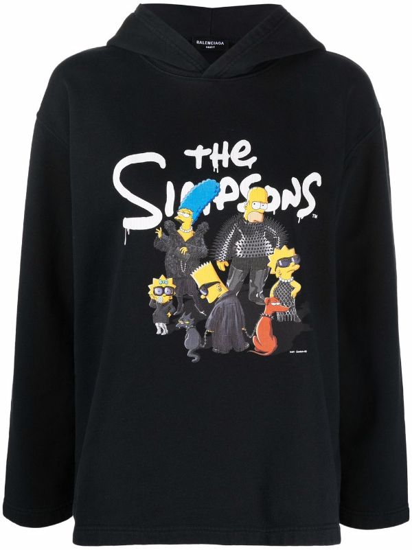 PRE LOVED - BALENCIAGA SIMPSONS HOODIE