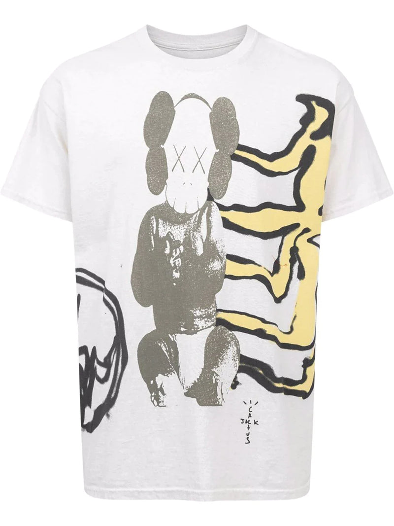 PRE-LOVED - TRAVIS SCOTT X KAWS FOR FRAGMENT T-SHIRT