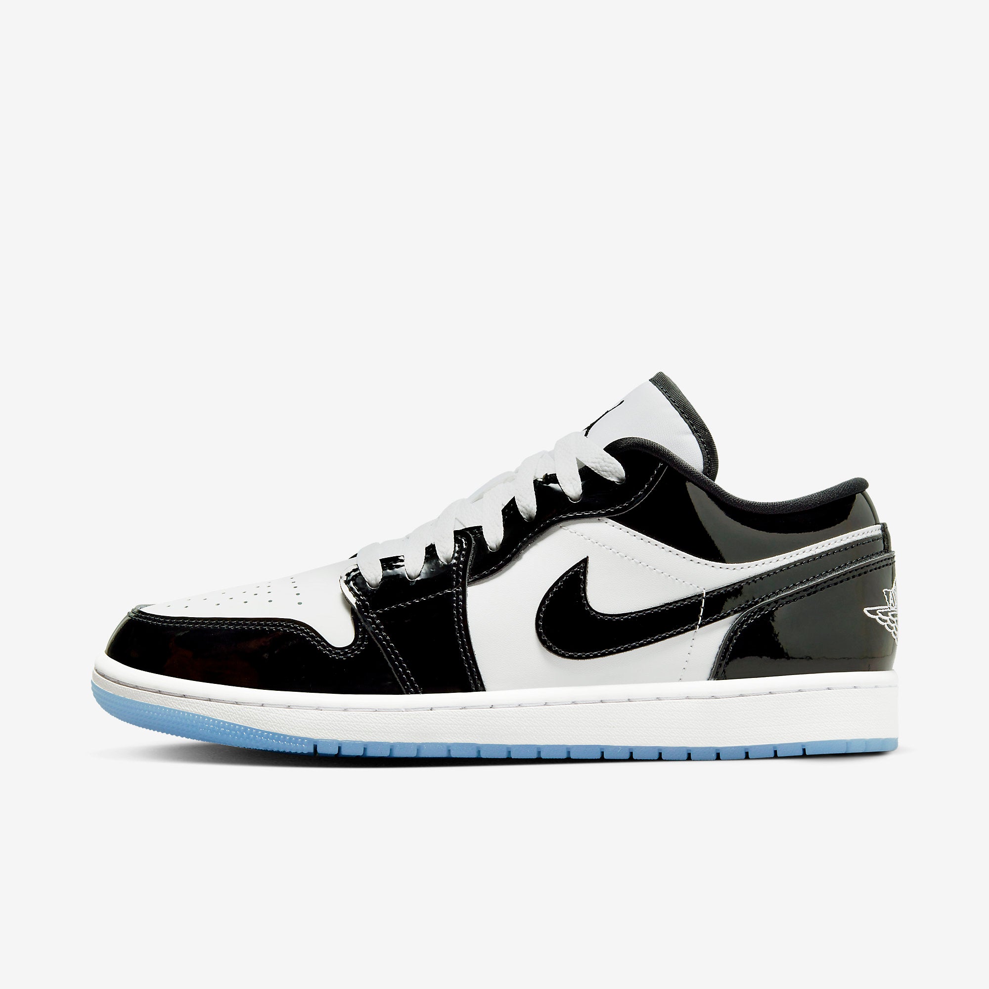 Black and white nike jordans low Outlet