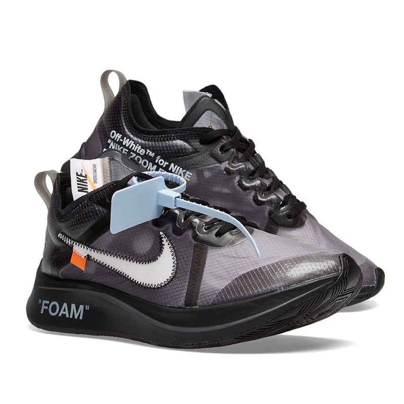 NIKE ZOOM FLY OFF-WHITE BLACK SILVER - The Edit Man London Online