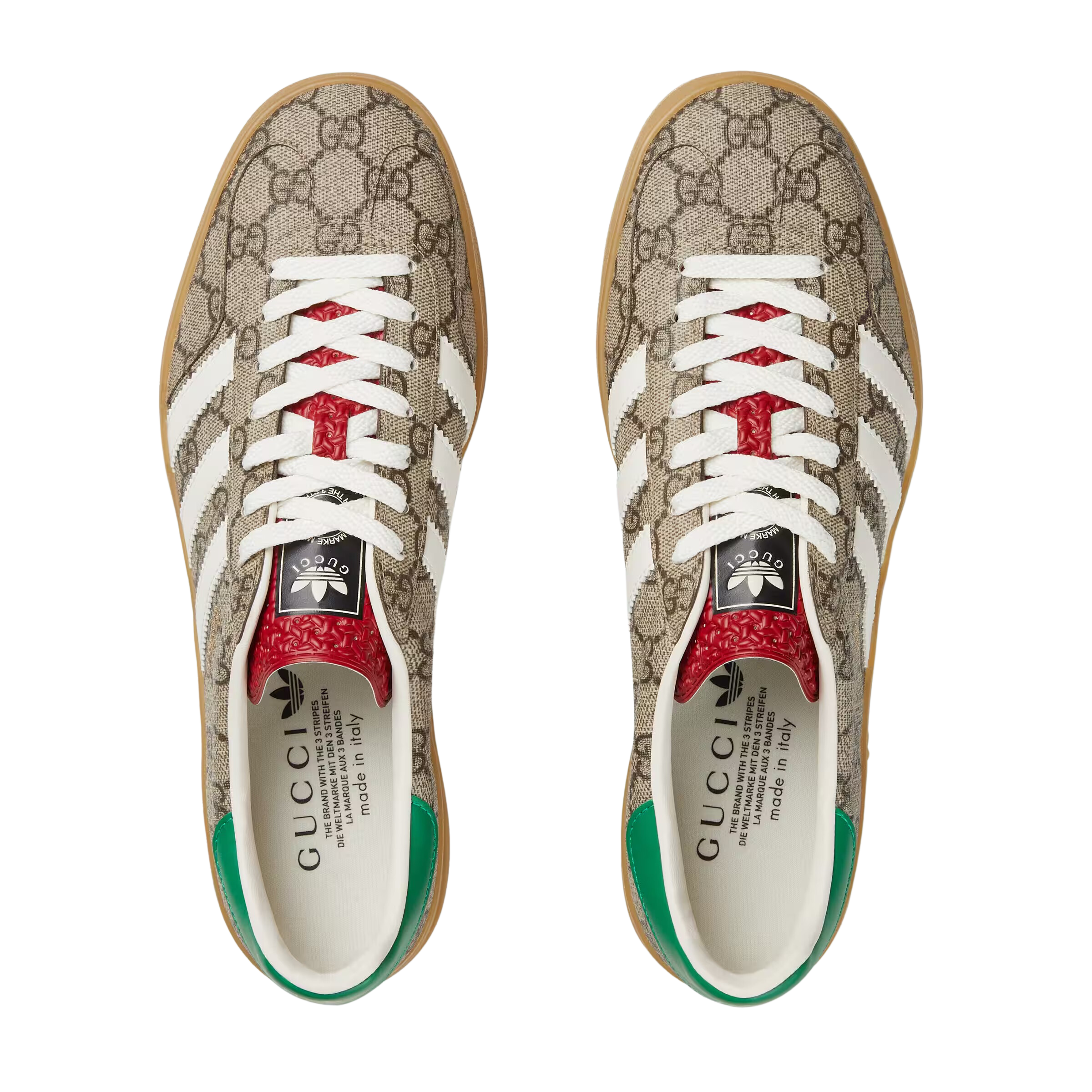 ADIDAS X GUCCI GAZELLE BEIGE GG MONOGRAM