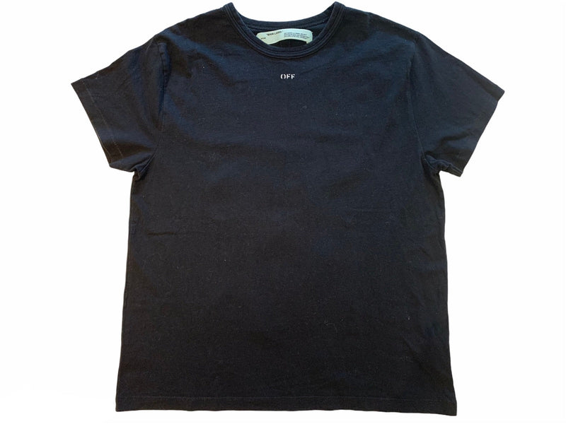 OFF-WHITE 2013 OFF BACK T-SHIRT BLACK - The Edit Man London Online