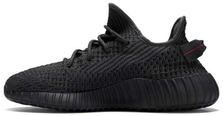 YEEZY 350 V2 STATIC BLACK ( NON REFLECTIVE) - The Edit Man London Online