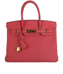PRE LOVED - BIRKIN 30 TOGO ROSE JAIPUR