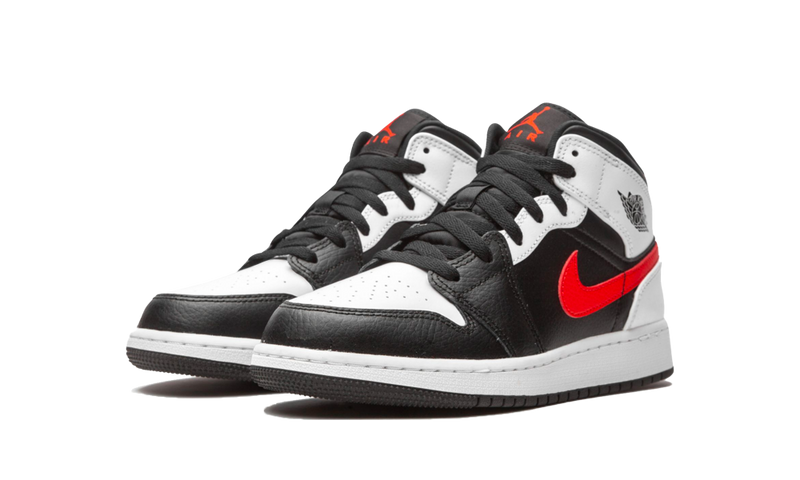 JORDAN 1 MID BLACK CHILE RED WHITE (GS) - The Edit LDN