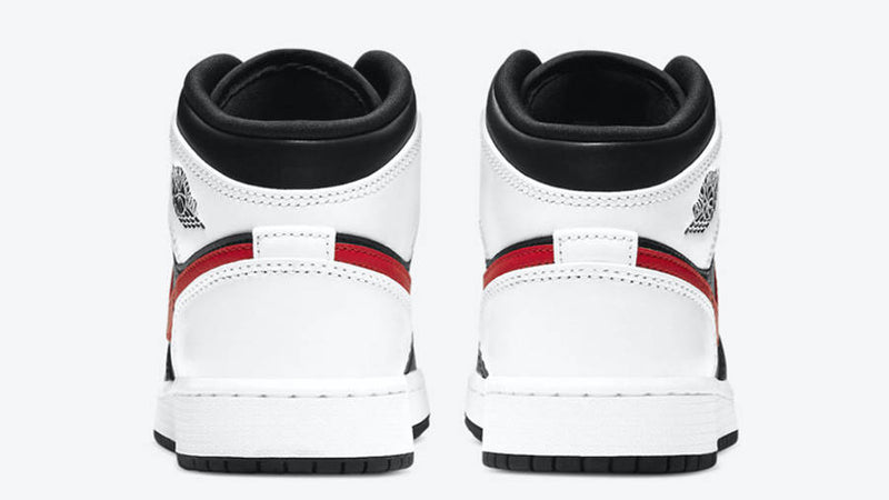 JORDAN 1 MID BLACK CHILE RED WHITE (GS) - The Edit LDN