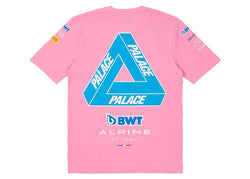 PALACE X KAPPA FOR ALPINE T-SHIRT PINK