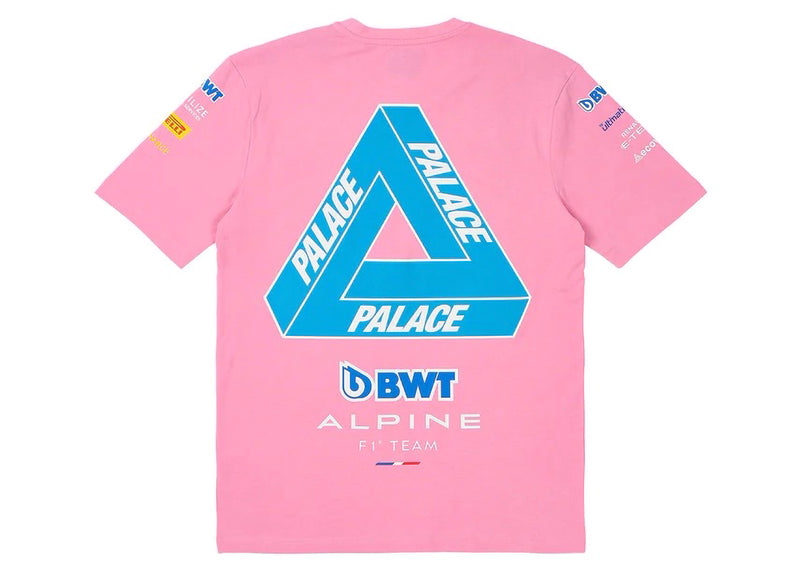 PALACE X KAPPA FOR ALPINE T-SHIRT PINK