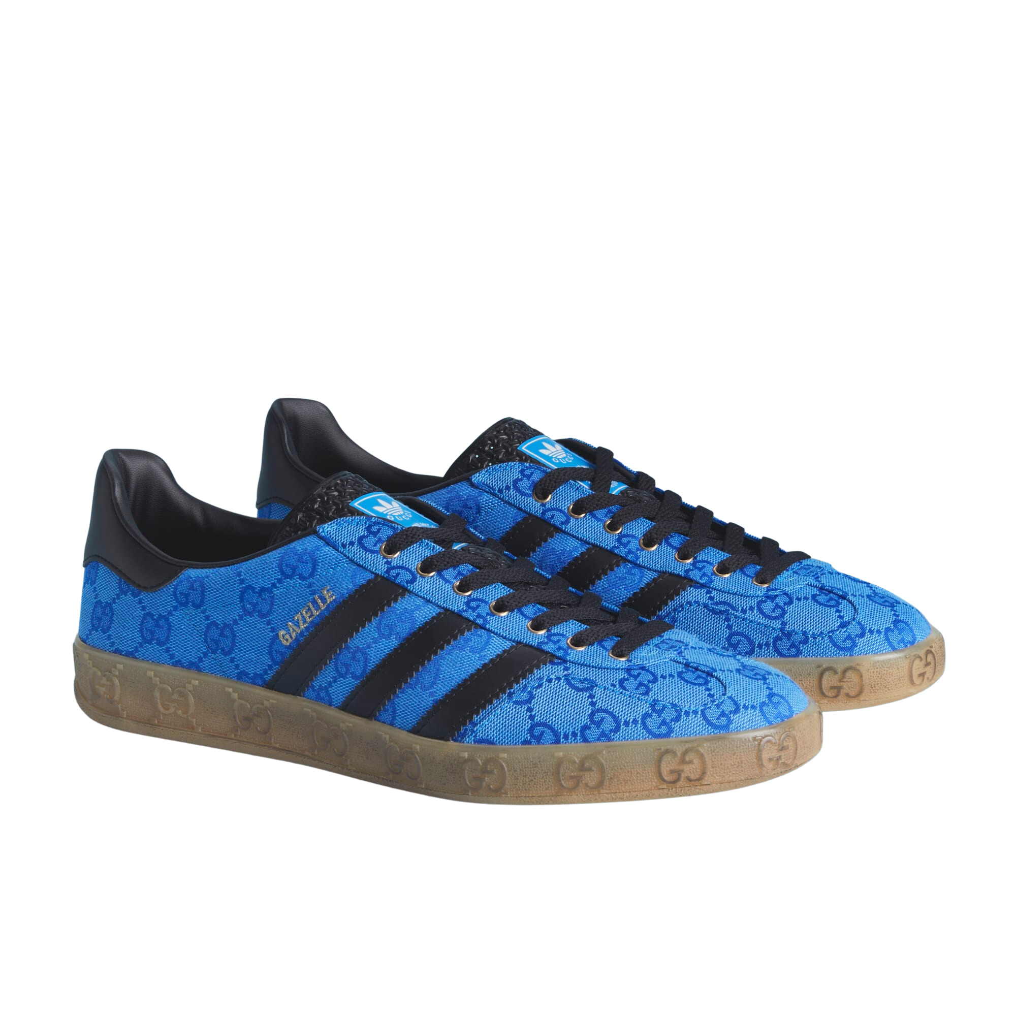 adidas x gucci gazelle blue black